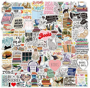 BKGY Pack of 100 Self-Adhesive Stickers Scrapbooking Aesthetic Laptop Kindle Phone The Cup The Chest BKGY